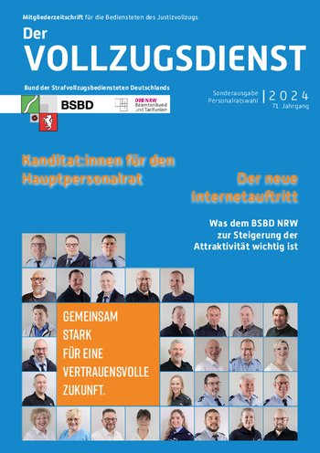 Sonderausgabe der Vollzugsdienst zur Personalratswahl